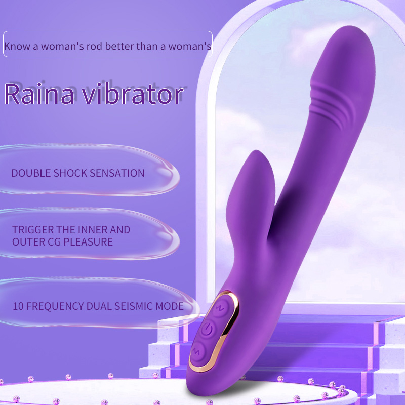 G Spot Rabbit Vibrator Klitoris Masážny prístroj pre ženy Purple